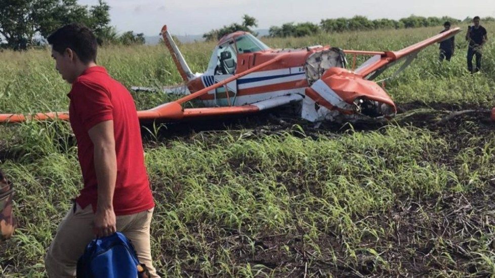 Se desploma avioneta de fumigación en Sinaloa