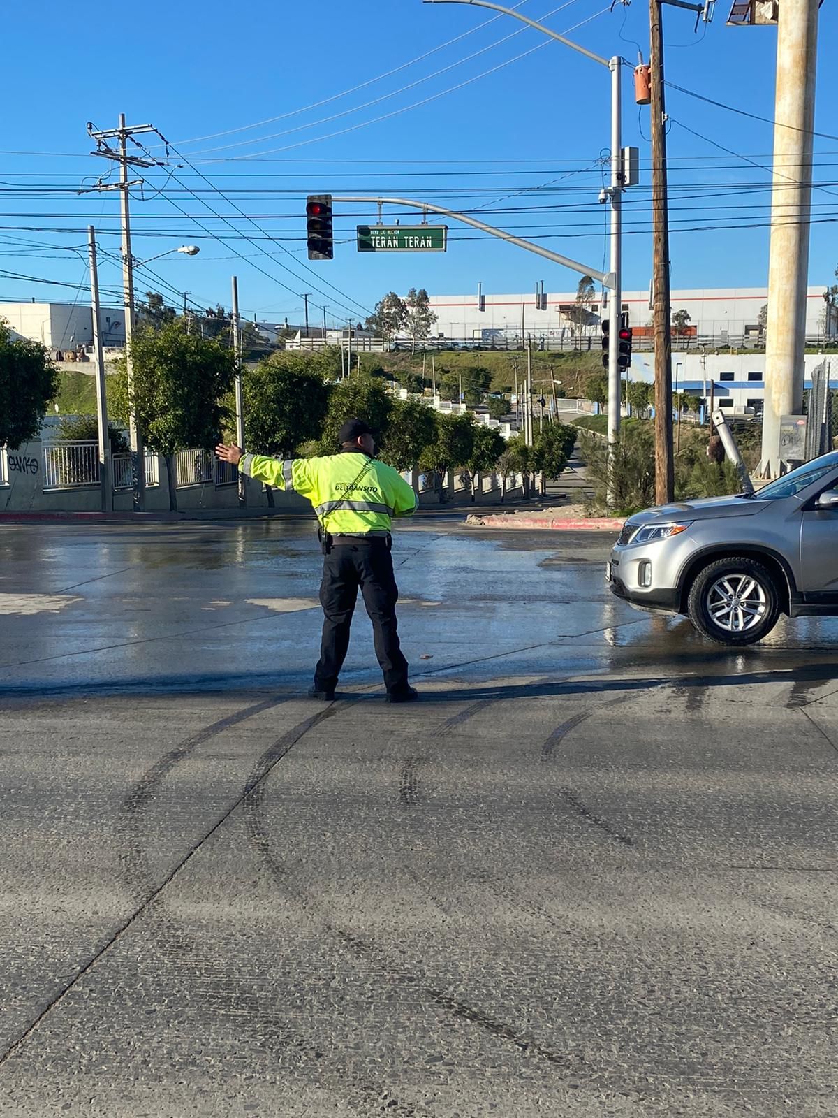 Inician Funciones Auxiliares Viales En Tijuana