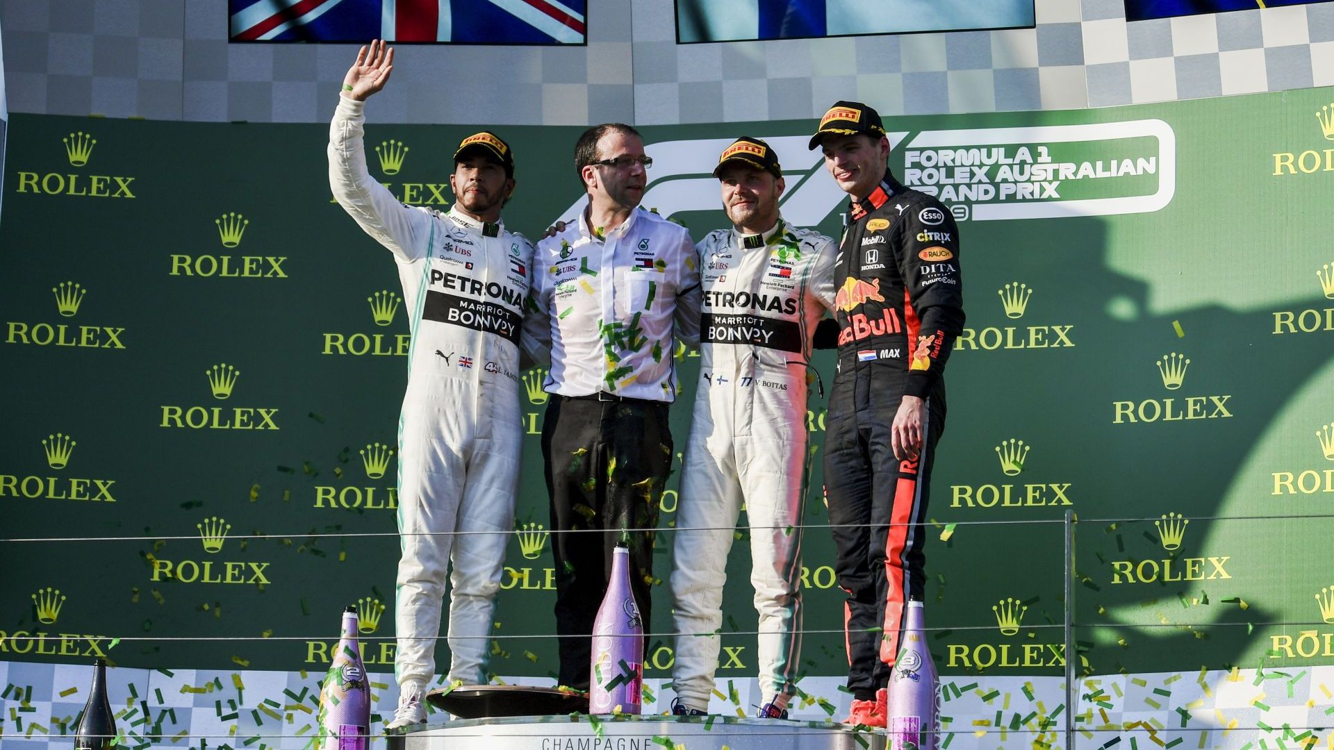 Formula 1 elimina ceremonia de premiación en el podio