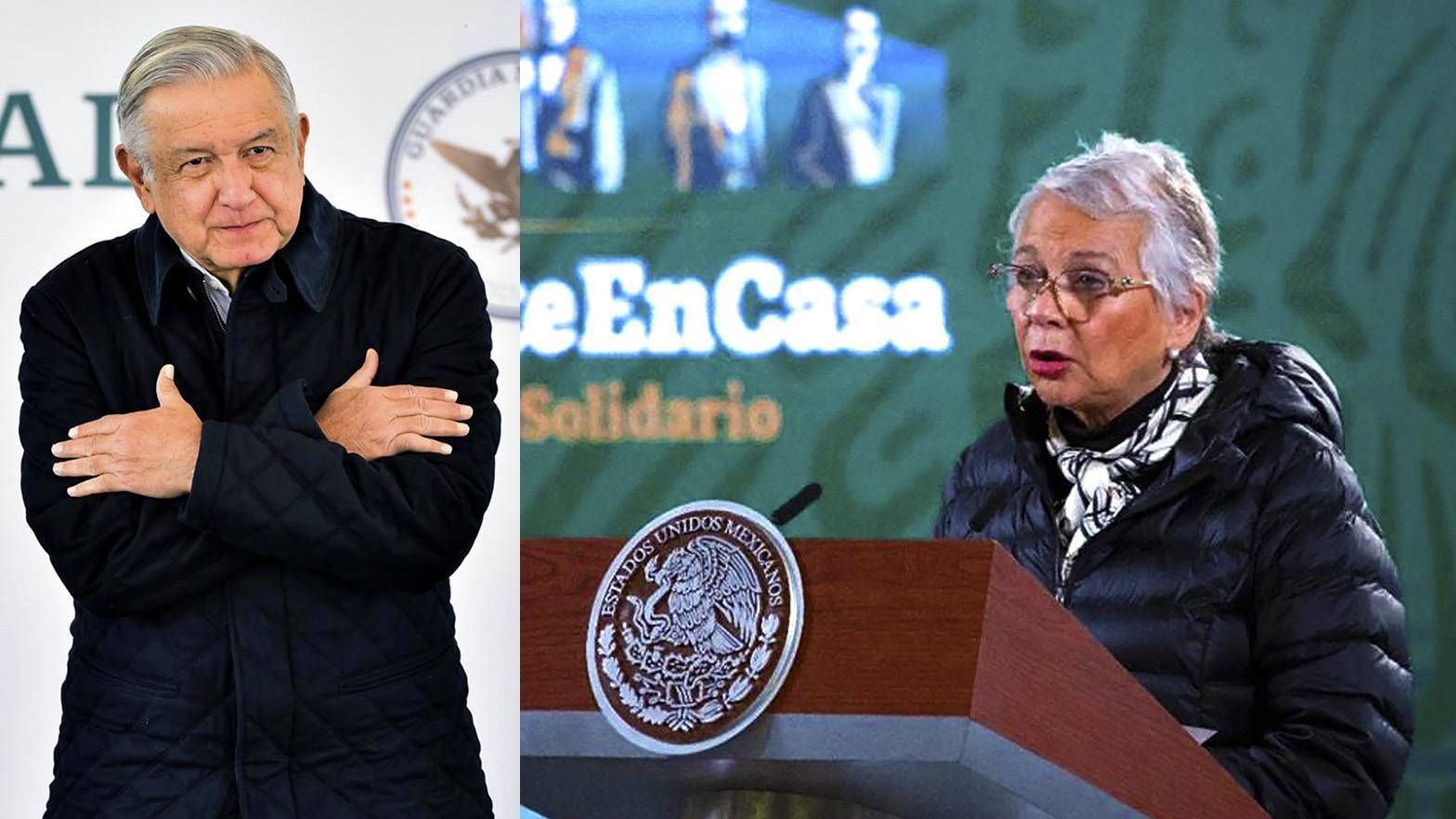 AMLO contento optimista y mejora rápidamente Segob