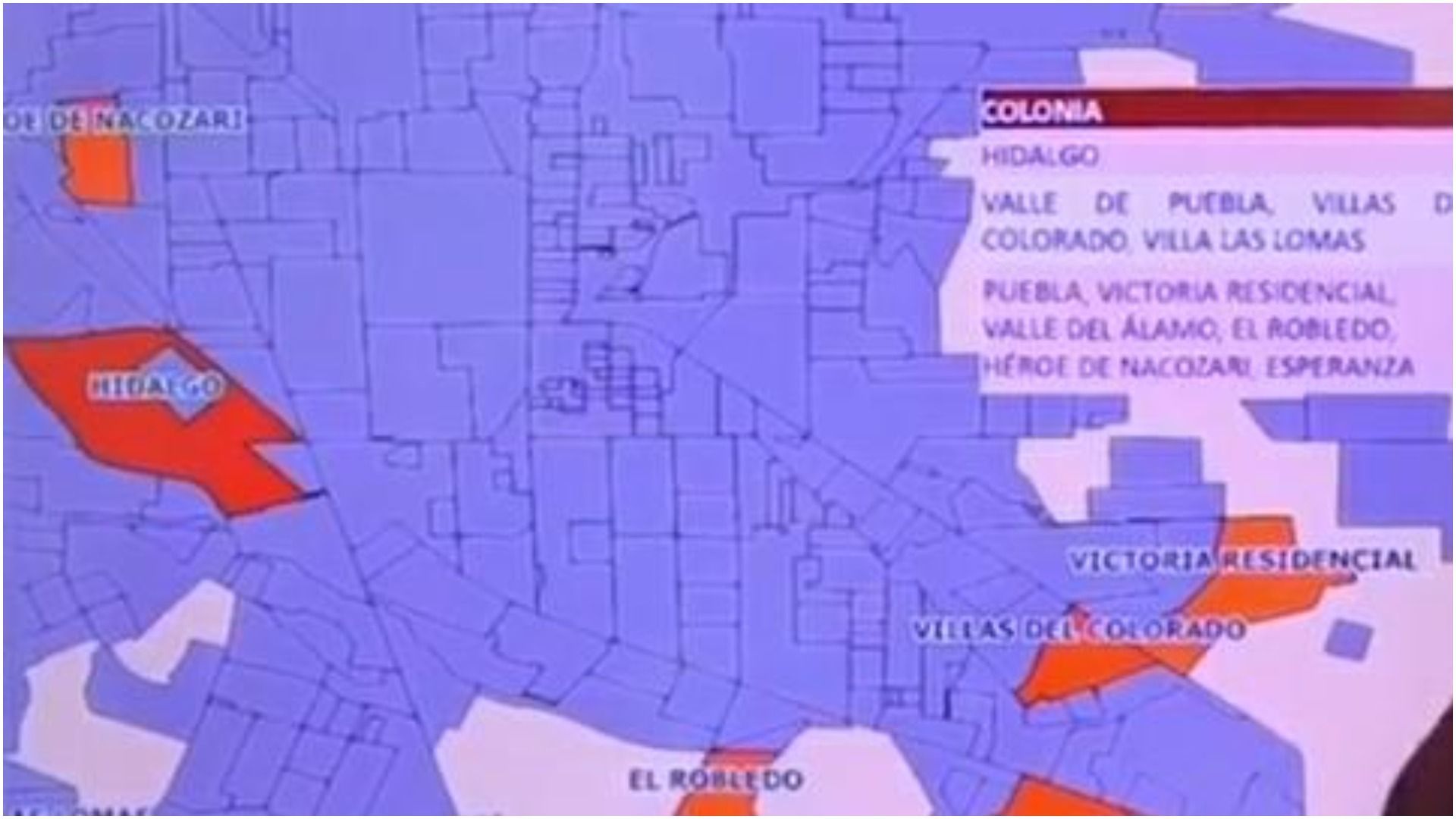 Estas son las colonias con más casos activos de COVID 19 en BC