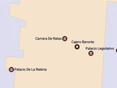 San Lázaro aparece como 'Cámara de Ratas' en Google Maps