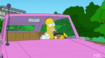 Revelan la marca y modelo del auto de Homero Simpson