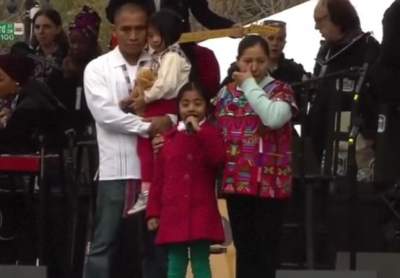 Discurso de niña mexicana provoca lágrimas en marcha 