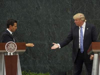 Trump amenaza con cancelar reunión con Peña Nieto