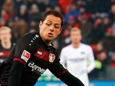 "Chicharito" es baja con el Bayer Leverkusen
