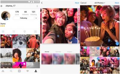 Comparte hasta diez fotos en Instagram en una sola publicación