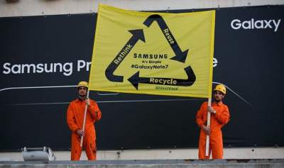Exigen a Samsung plan de reciclaje con 4.3 millones de razones
