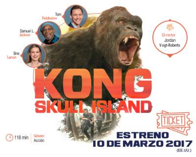 Todo sobre la película Kong: Skull Island 