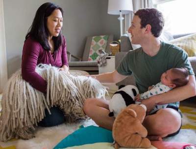 Mark Zuckerberg y su esposa esperan a su segunda hija