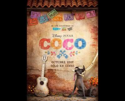 Lanzan póster de "Coco", la película de Disney sobre Día de Muertos