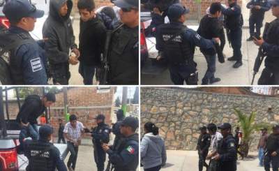 Intentan linchar a 5 presuntos ladrones en Oaxaca