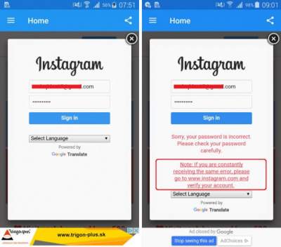 Descubren falsas Apps de Instagram que robaban los datos de usuarios