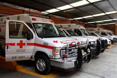 Cruz Roja necesita más ambulancias para cubrir las 24 hrs del día