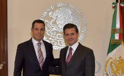 Recibe Peña Nieto en Los Pinos a Alejandro Murat