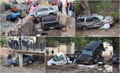  Mueren 5 personas tras ser arrastrados por un río en SLP