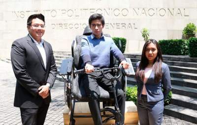 Alumnos de IPN diseñan "Chair Goes",recarga dispositivos móviles 