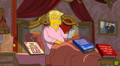 Se burlan “Los Simpson” de los primeros 100 días de Donald Trump