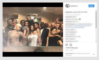 "Selfie" en el baño de la Gala Met rompe récord
