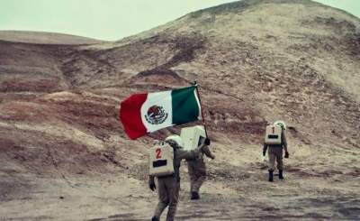 Mexicano Yair Piña ya ondea bandera en "Marte"