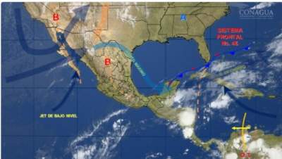  Gran parte del país espera fuertes lluvias este lunes