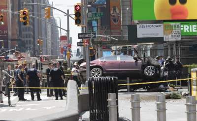 Descartan terrorismo en atropellamiento en Times Square
