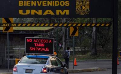 UNAM evita ingreso de taxis sin pasaje a CU