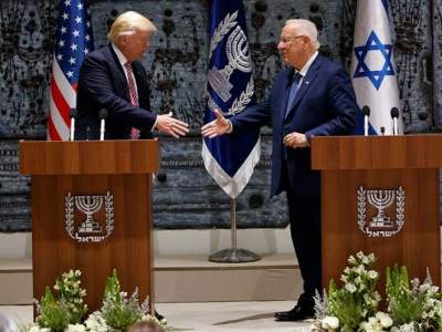 Trump despotrica contra Irán durante visita a Israel