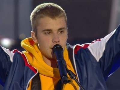 Justin Bieber llora en el 'One Love Manchester'