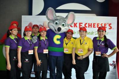 Chuck E. Cheese’s quiere crecer en México,abrirán 2 sucursales por año