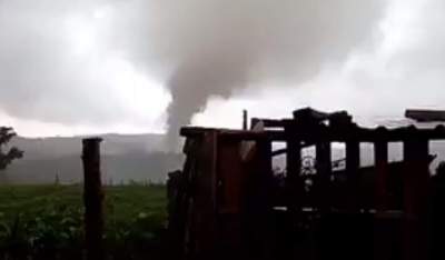  Captan tornado ahora en Veracruz