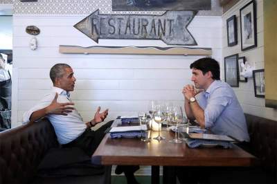  Justin Trudeau presume cena 'romántica' con Barack Obama