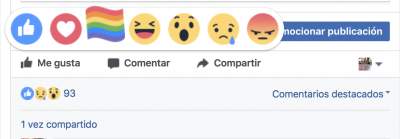 Facebook saca nueva reacción: 'me enorgullece'