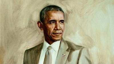 El retrato de Barack Obama en la Casa Blanca con su traje mas polémico