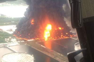 Explosión en refinería de Pemex en Salina Cruz, Oaxaca