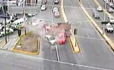 Difunden video de accidente vial en Hidalgo
