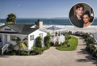La nueva -y lujosa- casa de playa de Mila Kunis y Ashton Kutcher