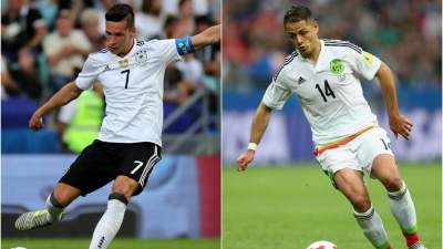 Alemania vs. México, en semifinales de la Copa Confederaciones