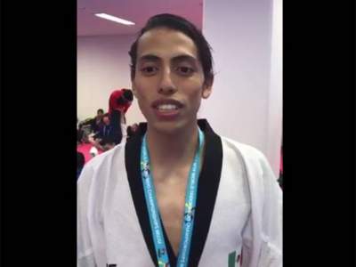 Carlos Navarro asegura medalla en el Campeonato Mundial de TKD