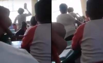 Investigan video de agresión de maestra en Edomex