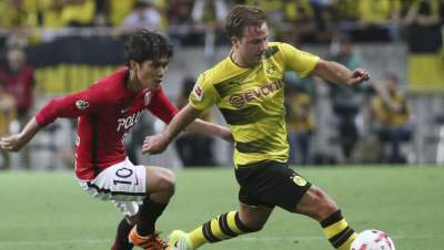 Mario Götze regresó a las canchas con el Borussia Dortmund