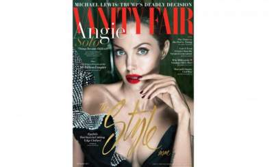 Angelina Jolie ofreció entrevista a Vanity Fair 