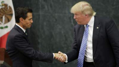 Presidente del Senado sale en defensa de Peña; Trump "autoritario"