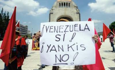 México se opone a uso de fuerza en Venezuela