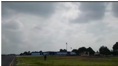Captan accidente aéreo en base militar de Tecámac