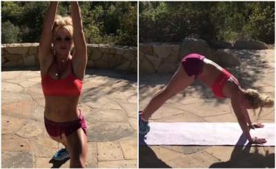 Britney Spears luce sus curvas en rutina de ejercicio