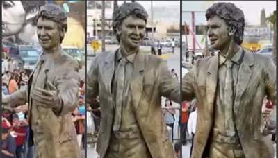 Estatua de Juan Gabriel genera controversia entre sus seguidores