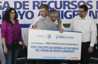 Francisco Vega recursos del fondo de apoyo a migrantes por 12 MDP
