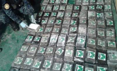 Decomisan 650 kilos de cocaína en frontera de Guatemala