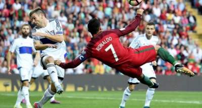 Cristiano Ronaldo marca triplete histórico con Portugal